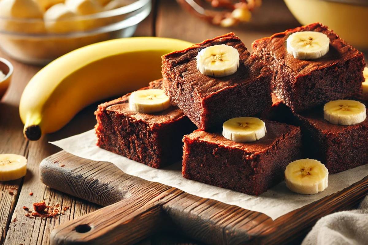 substitute bananas for eggs in brownies