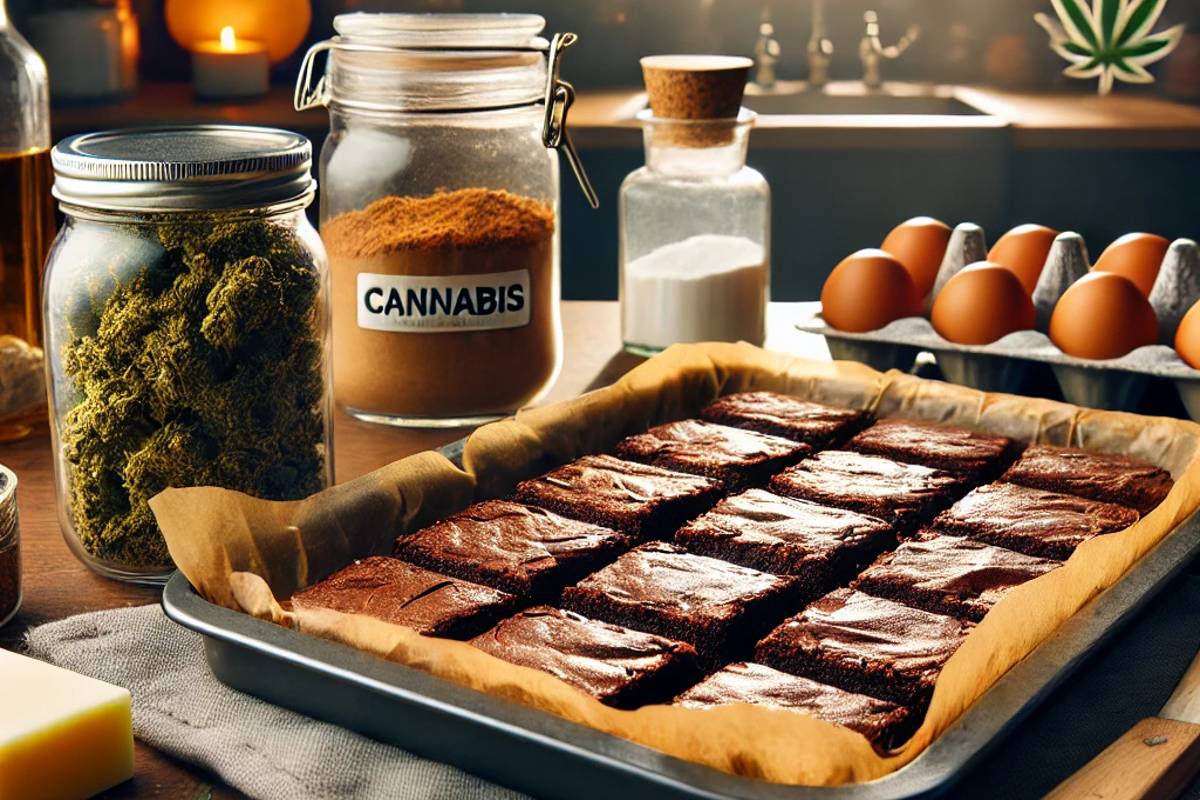 How much bud to use for brownies