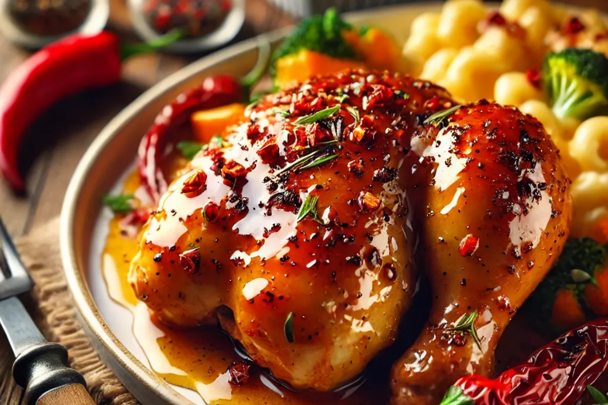 Sweet and Spicy Honey Pepper Chicken