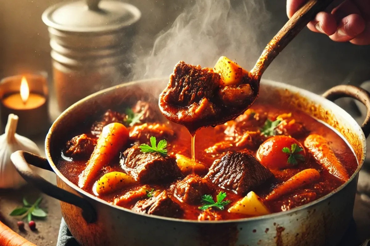 Is goulash the same as beefaroni?