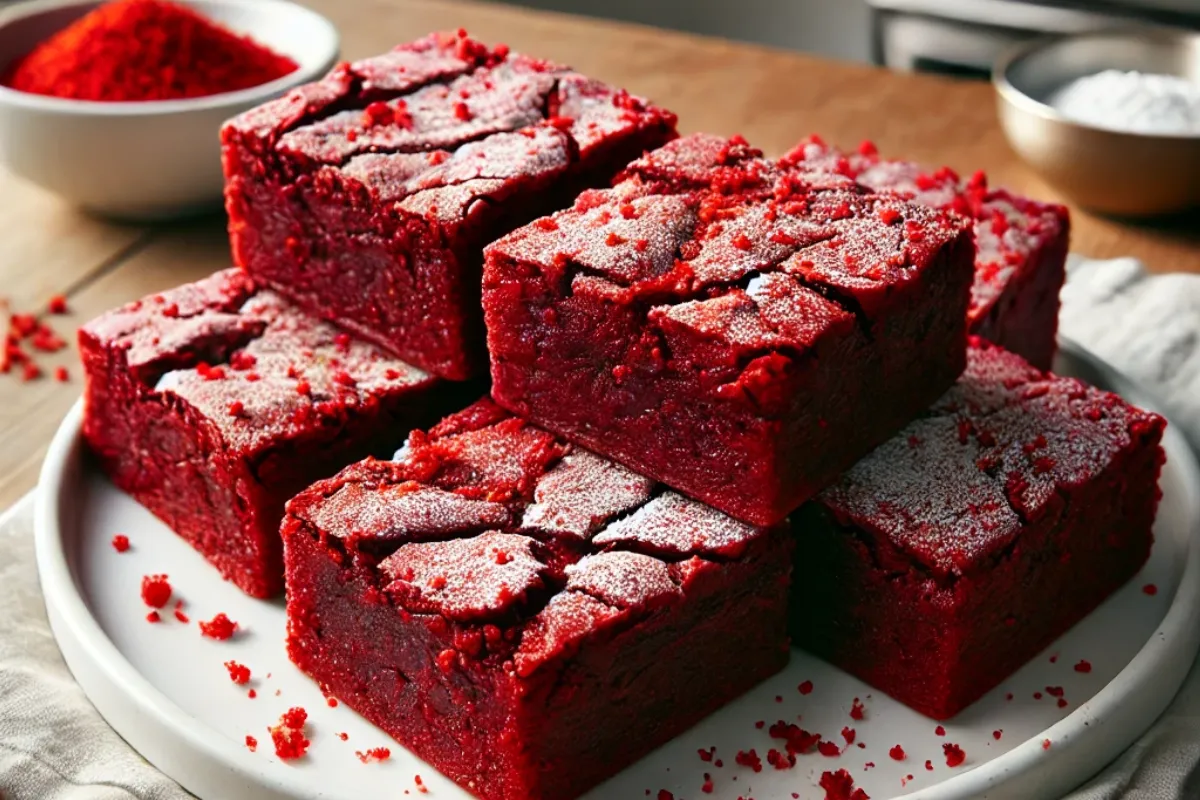 Red velvet brownies recipe