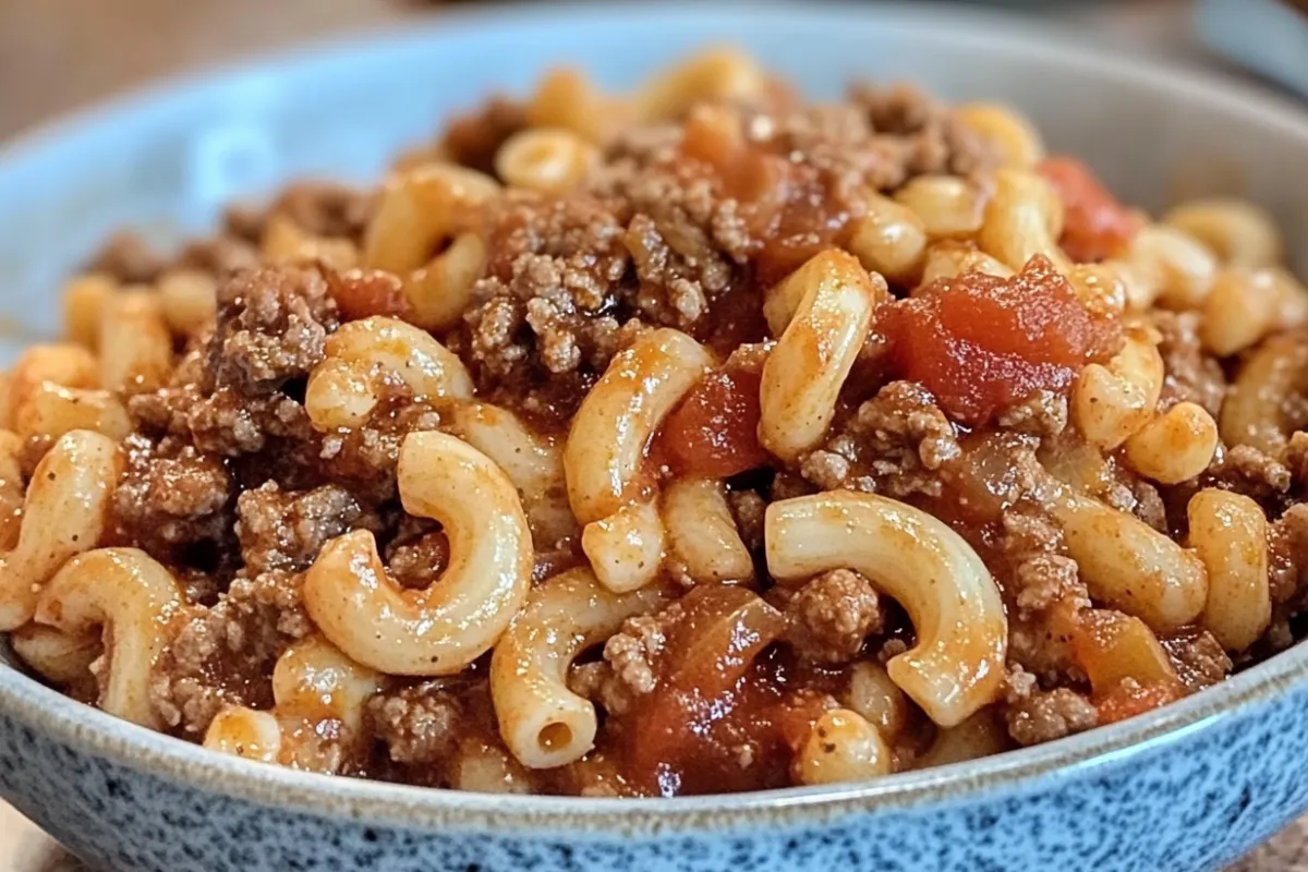 Difference between goulash and beefaroni